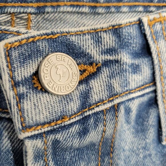 Sandrine Rose/Free People Sandrine Rose Indigo Straight Leg Jeans Size 29 - Picture 6 of 6